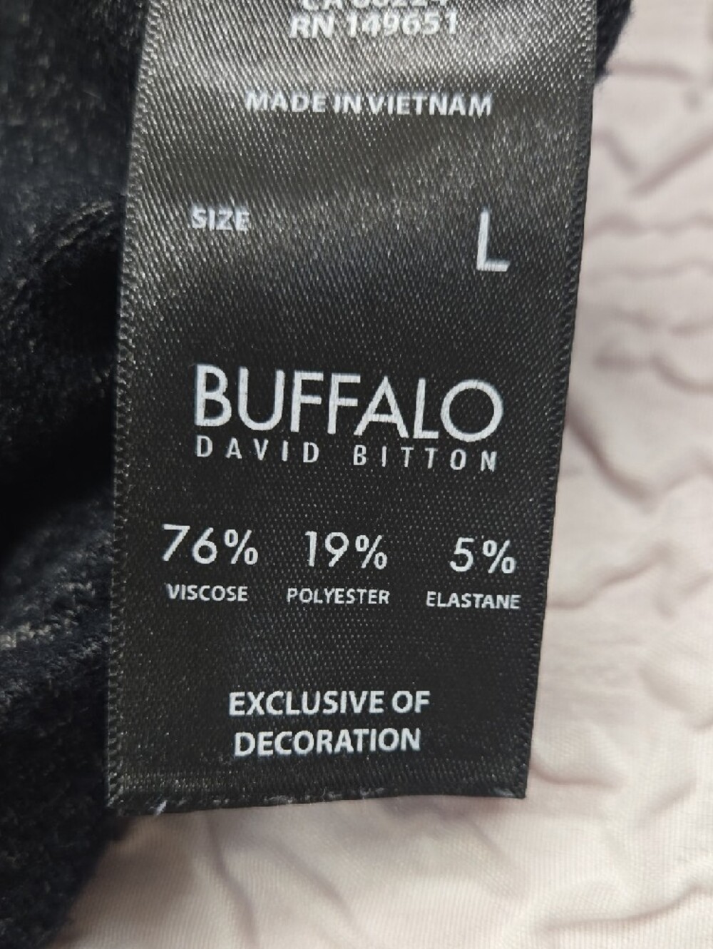 Buffalo David Bitton Black Crewneck Women's Sweater - Picture 6 of 6